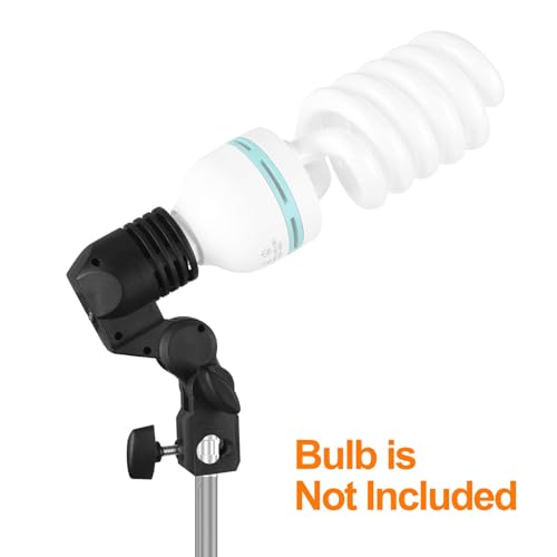 E26 E27 Light Bulb Socket Adapter with Photo Umbrella Lamp Holder