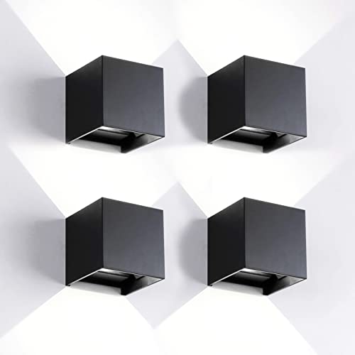 4 Pack Outdoor Wall Lights Exterior (4 Count)