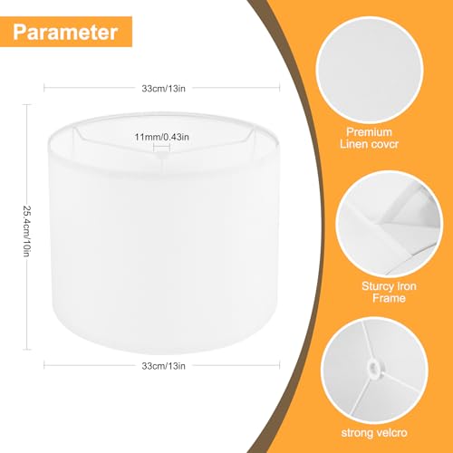 White Lamp Shade for Table Lamps
