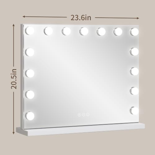 Vanity Mirror with Lights (17 Count)
