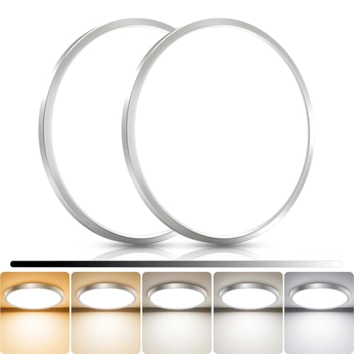 2Pack 13inch LED Flush Mount Ceiling Light (2 Count)