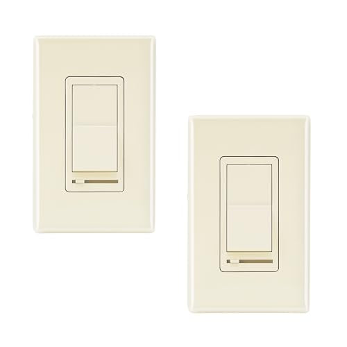 in Wall Dimmer Switch for LED Light (2 Count)