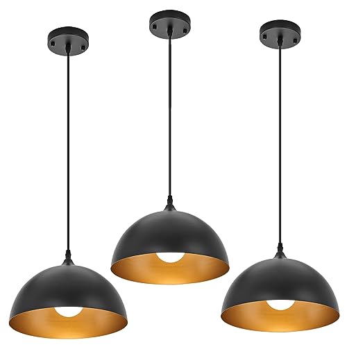 Industrial Pendant Light Fixtures (3 Count)