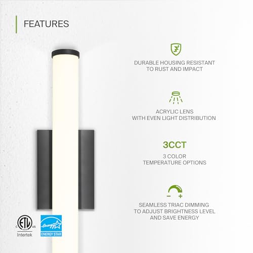 18" LED Linear Vanity Light Fixture