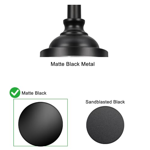 Black Vintage Pendant Lights Kitchen Island with Glass Over Sink