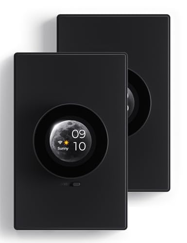 WiFi Smart Rotary Triac Dimmer with 1.8 inch TFT Display Screen (2 Count)