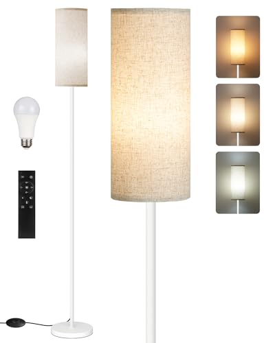 Dimmable Floor Lamps for Living Room with Remote and Foot Switch