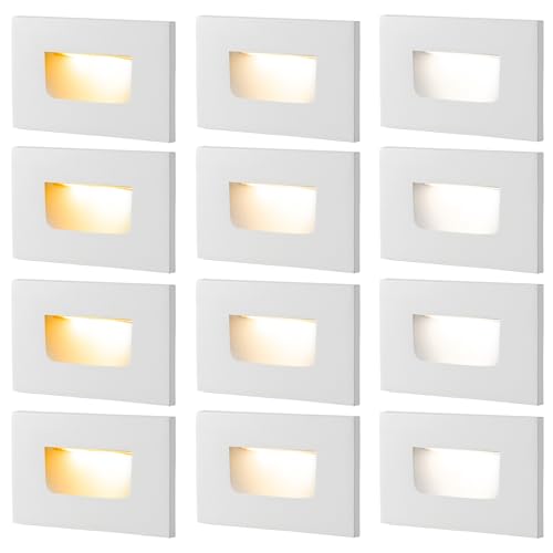 12 Pack Outdoor Step Lights LED Stair Lights Indoor (12 Count)