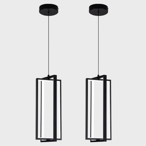 2 Pack Modern Led Pendant Light Fixture (2 Count)