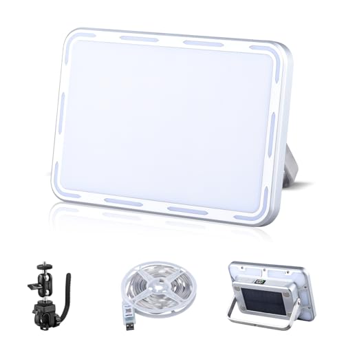 Rechargeable LED Umbrella Light Brightness Working Aluminum for Camping BBQ