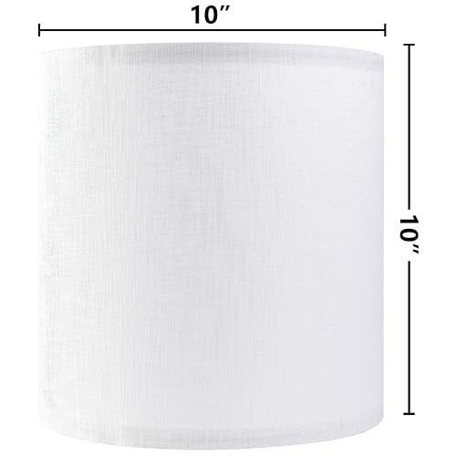 Small White Lamp Shades for Table Lamps Set of 2 (2 Count)