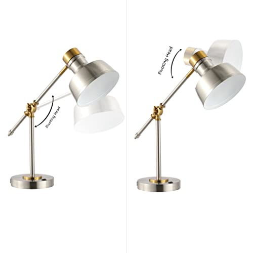 Allegra Metal Task Desk Lamp USB Port 18.5"