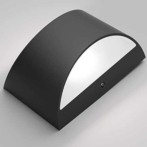 Indoor Black Modern LED Wall Sconce Interior Wall Lights Set of 2 Hardwired Up and Down Wall Mount Light for Living Room Bedroom Hallway Corridor Cool White 6000K (2 Count)