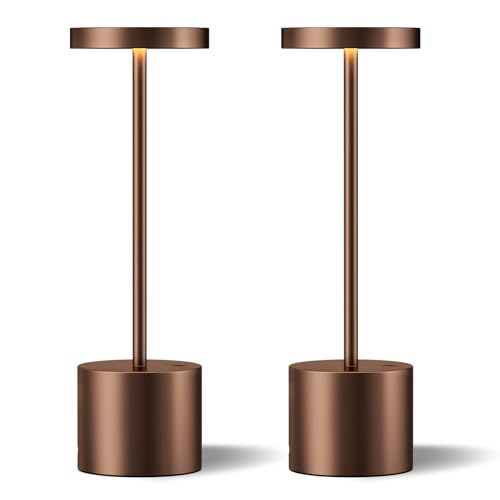 Brown Cordless Lamp Set (2 Count)