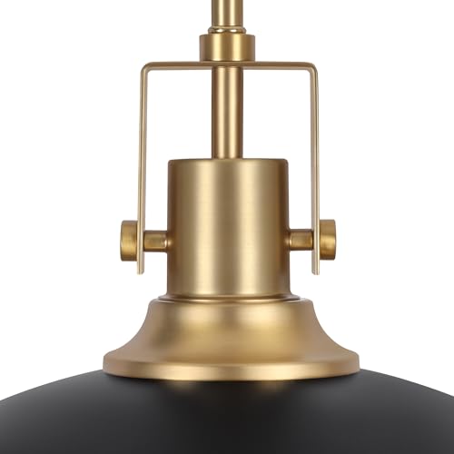 18 Inch Black and Gold Large Pendant Light Kitchen Island