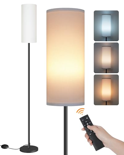Dimmable Floor Lamp for Living Room with Remote and Foot Switch