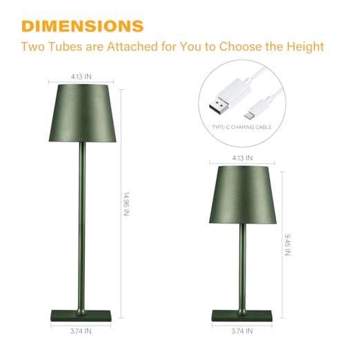 2 Pack Cordless Table Lamps