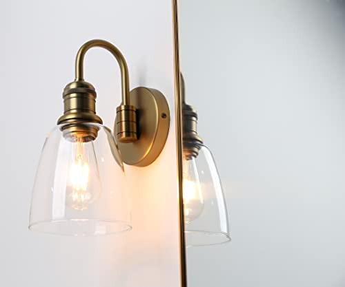 1 Light Brass Modern Vintage Indoor Wall Sconce