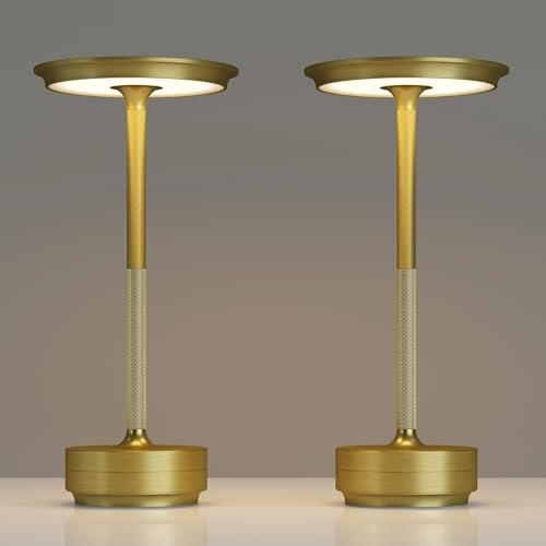 2 Pack Rechargeable Cordless Table Lamp (2 Count)