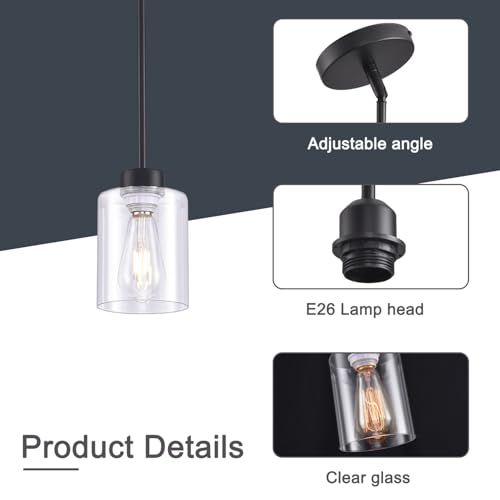 Pendant Lamp with Glass Shade