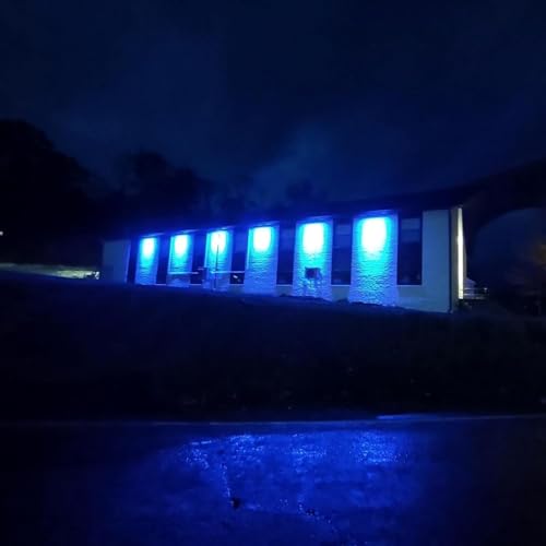 168W Programmable RGB+CCT LED Wall Washer Light Bar (Linkable RGBCCT - Black Housing)