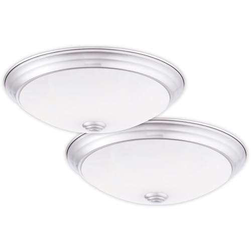 11 Inch Integrated LED Flush Mount Ceiling Light (2 Count)