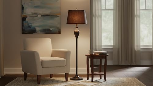 32312A Transitional Hardback Empire Shaped Spider Construction Lamp Shade in Black