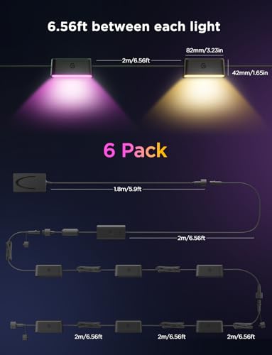 RGBIC Outdoor Deck Lights (6 Count)