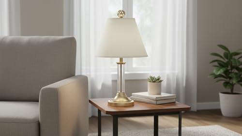 32290A Transitional Hardback Empire Shaped Spider Construction Lamp Shade in Off White