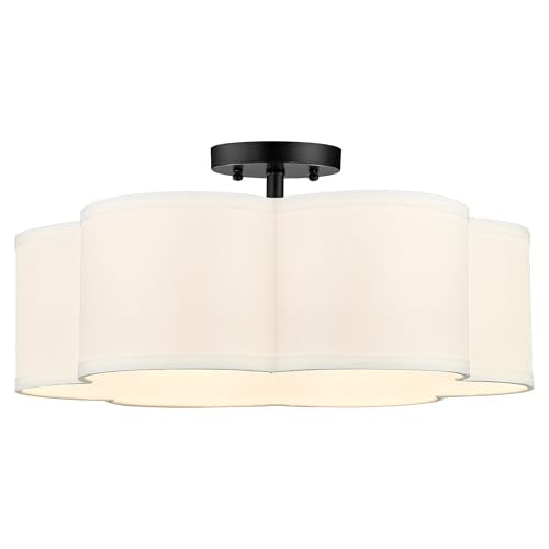 Black Semi Flush Mount Ceiling Lights