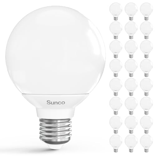 Sunco 24 Pack G25 LED Light Bulb (24 Count)