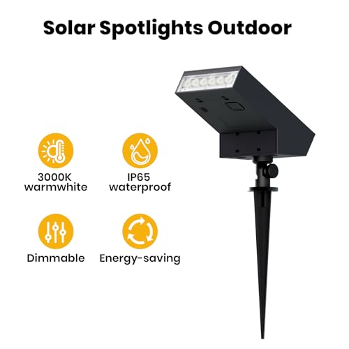 Solar Spot Lights Outdoor (2 Count)