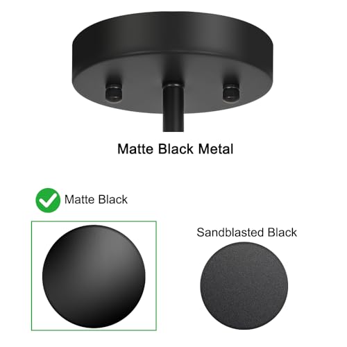 Black Crystal Ceiling Light Fixture