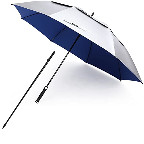 UV Golf Beach Umbrella 68”Auto Open Extra Large Sun Shade Umbrellas