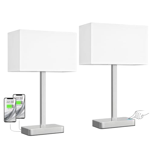 Touch Lamps for Bedroom Set of 2 (2 Count)