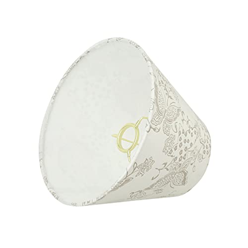 58903A Empire Uno Lamp Shade in Cream with Butterfly Pattern