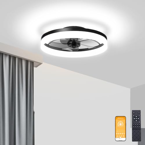 Low Profile Ceiling Fans with Lights and Remote