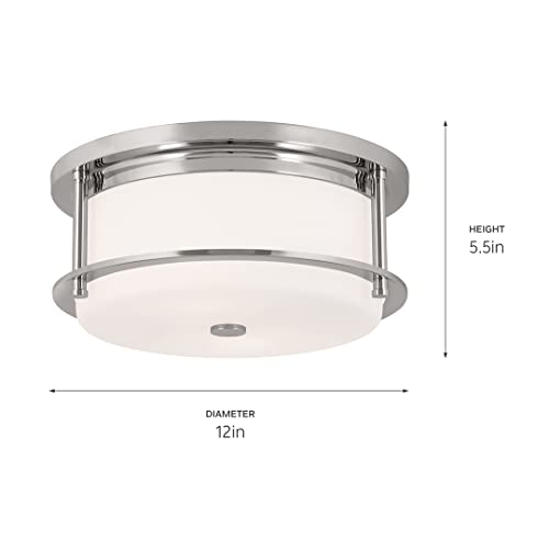 Brit 12" 2 Light Flush Mount Light