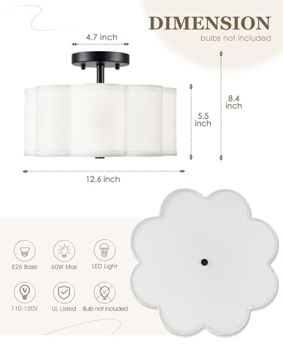 Semi Flush Mount Ceiling Lights
