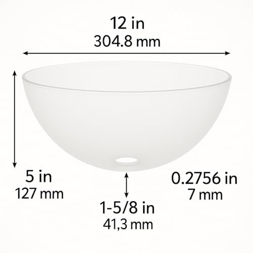 Glass Lamp Shade Replacement for Floor Lamp
