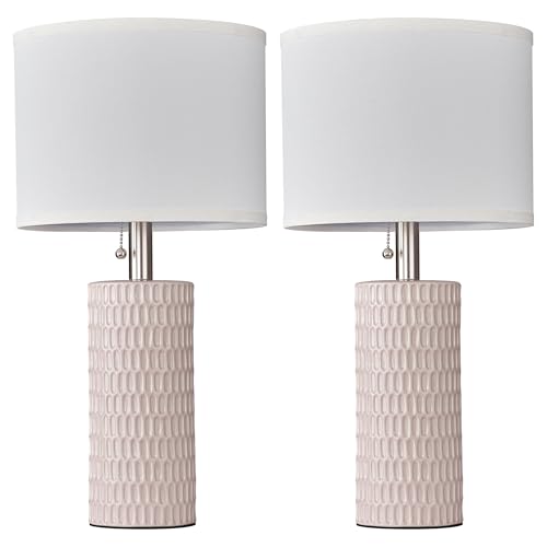 Modern Ceramic Table Lamps Set of 2 (2 Count)