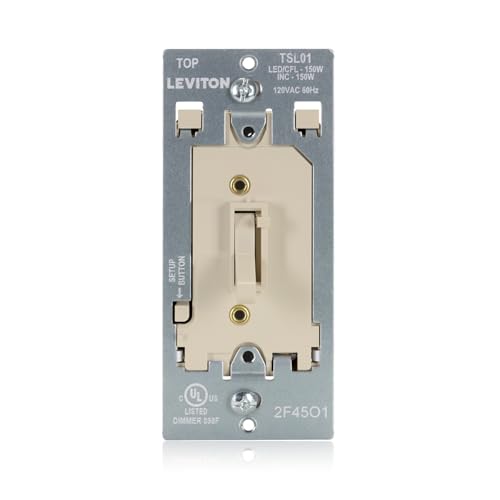 Toggle Slide LED Advanced Dimmer Switch for 150W Dimmable LED