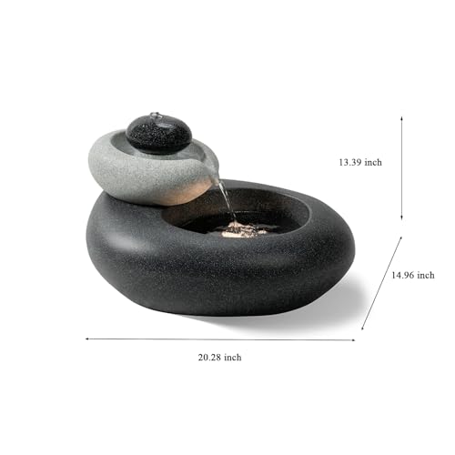 13.39" H Outdoor Water Fountain Made with Eco
