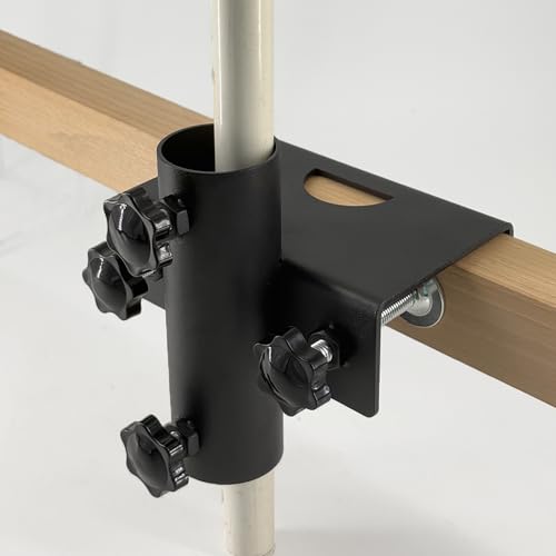 Heavy Duty Parasol Holder Patio Umbrella Stand Mount Umbrella Stand Bench Buddy Umbrella Holder Fixed Clip Umbrella Clamp for Deck