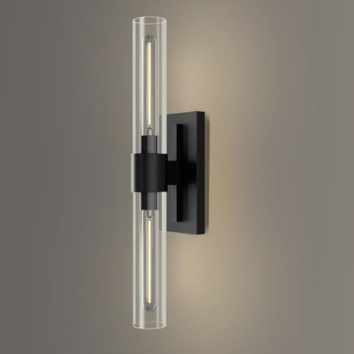 Black 22.8" Sconces Wall Lighting