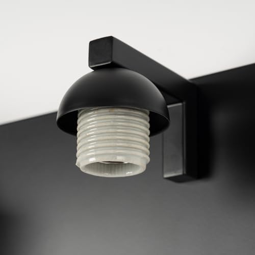 4 Light Black Bathroom Vanity Light with White Glass Shades