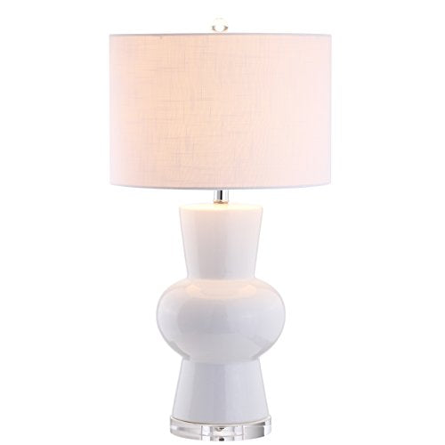 Julia Hourglass 28.5" Ceramic Bedside Table Lamp