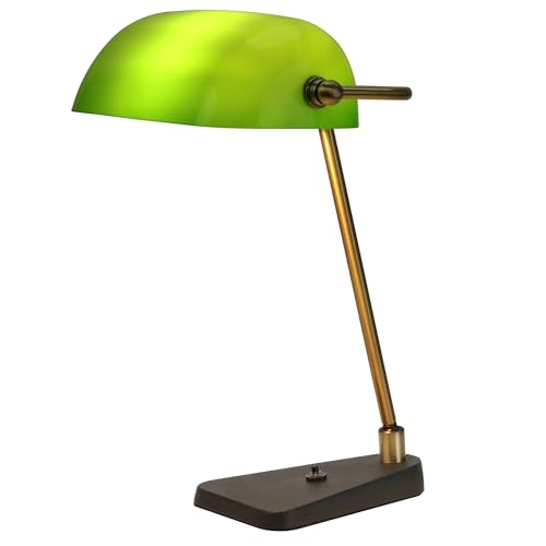 Green Bankers Desk Lamp