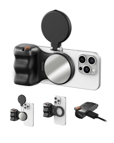 Fun Shot Magnetic Phone Camera Grip with Magnetic Selfie Light Kit (2 Count)