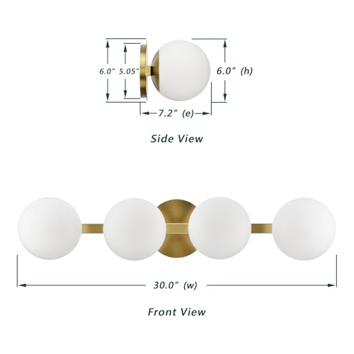 Gold Bathroom Vanity Light Fixtures